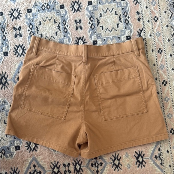 J. Crew Factory 30 Tan High Waist Shorts NWOT - Picture 2 of 3